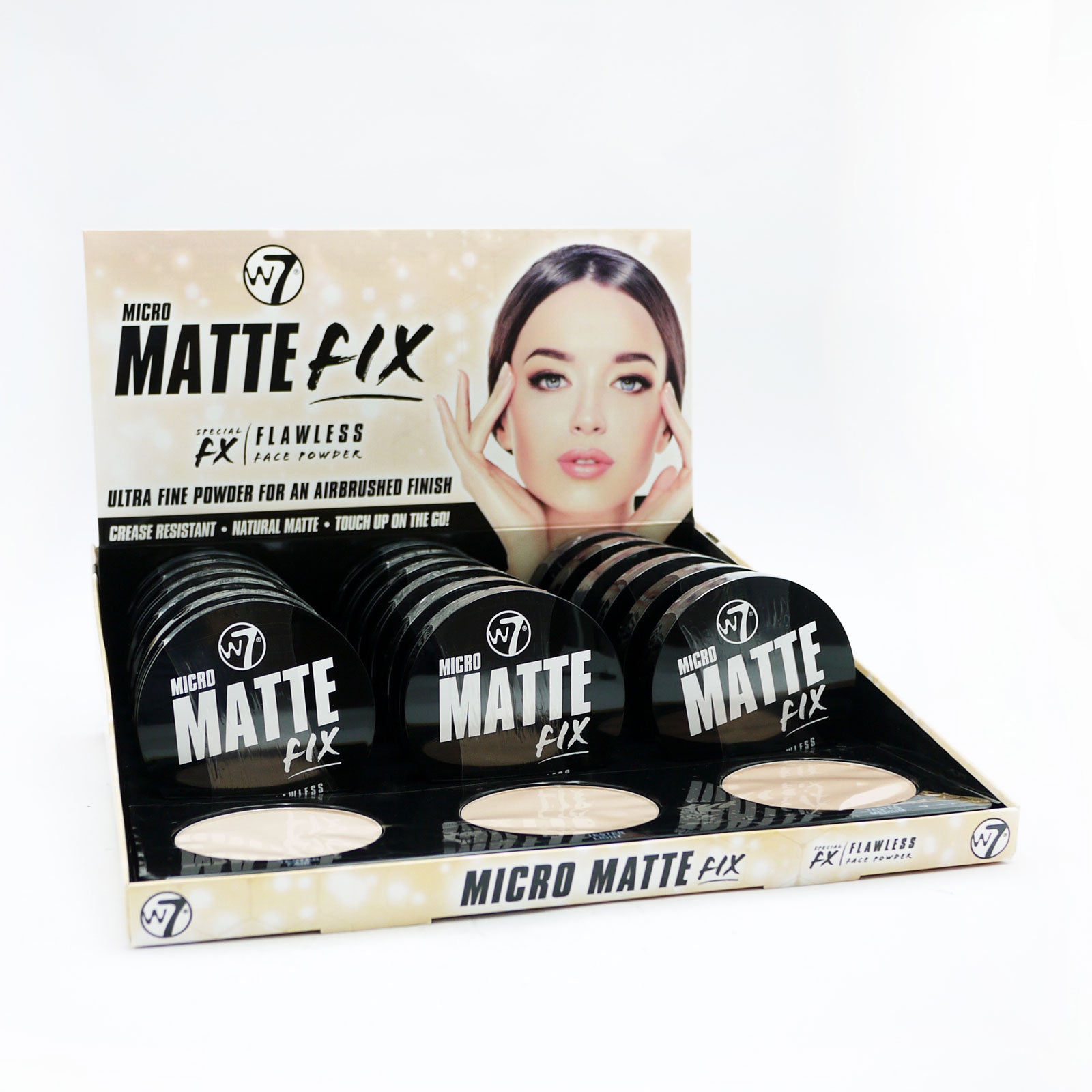 W7 Micro Matte Fix Face Powder Medium 6g | High Quality Tissue Product Online - Product Image W7 Micro Matte Fix Face Powder Medium 6g | High Quality Tissue Product Online - Product Image